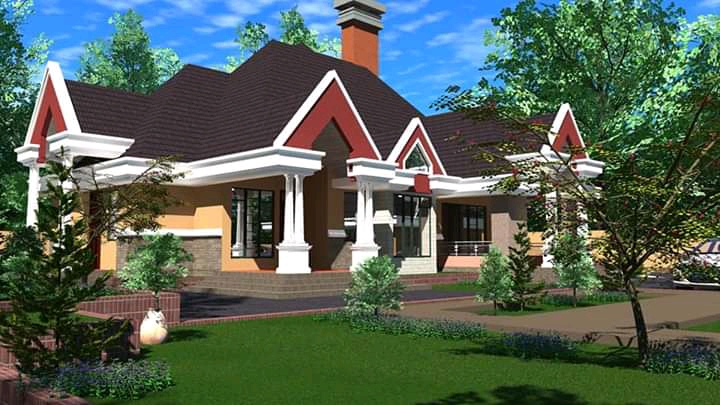 4BR house plans in kenya and cost