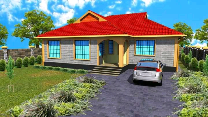 3BR house plans in kenya and cost