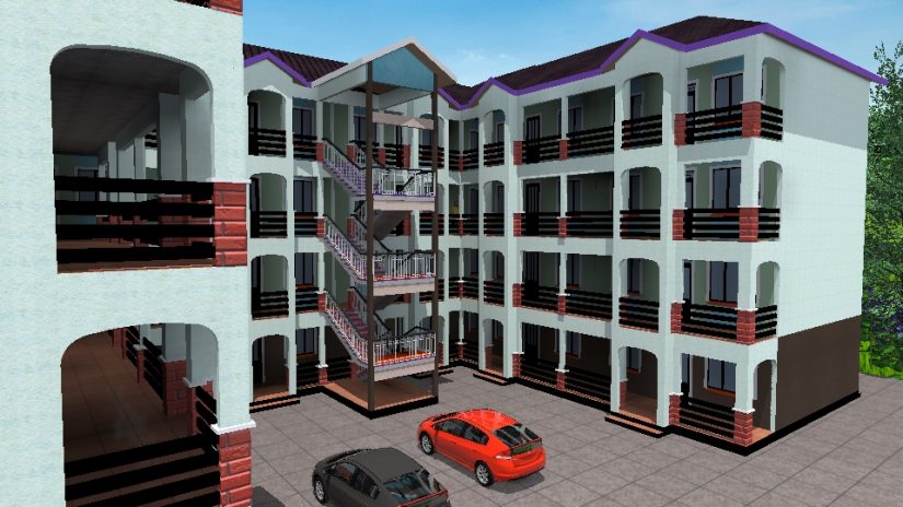 residential apartment plan in Ongata Rongai Kenya