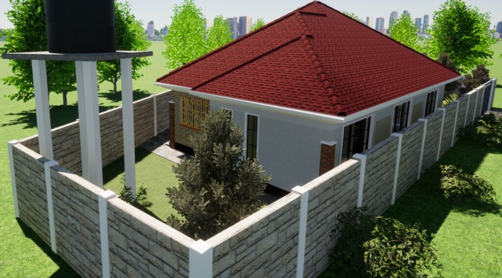 2br bungalow designs in kenya